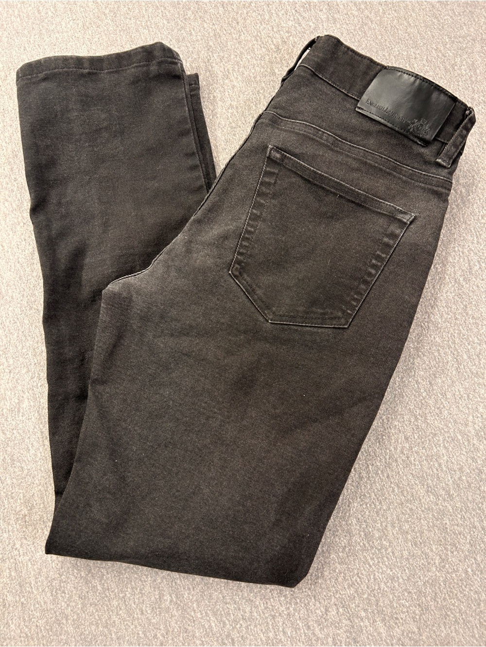 English Laundry Mens Black Stretch Jeans 30x30